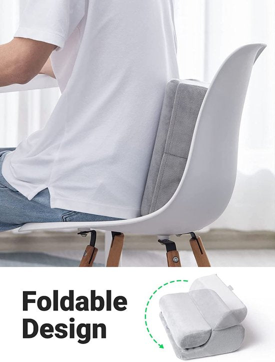 UGREEN Universele Opvouwbare Standaard voor Telefoon/Tablet/iPad/E-reader van 4.7 tot 12.9 Inch - Verstelbare Kussenhouder voor Smartphones - Tablet houder kussen - Ideaal voor op schoot - Grijs