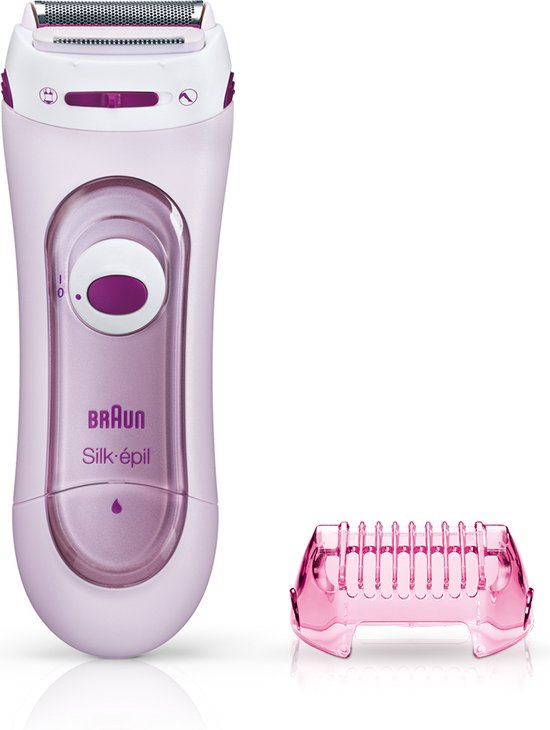 Braun Silk-épil shaver - electric with trimmer system cordless - Pink