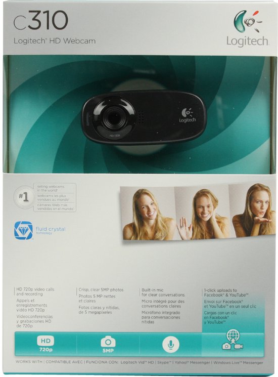Logitech C310 webcam - HD