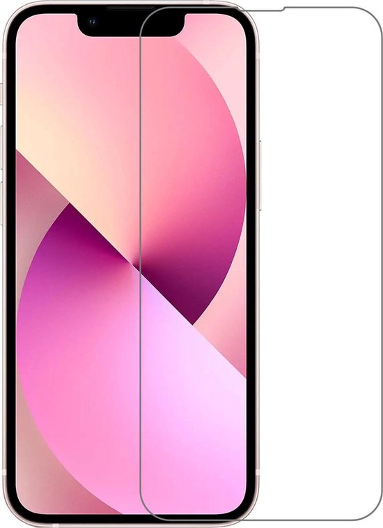 NuGlas Premium Screenprotector Voor iPhone 13 Mini - Tempered Glass 2.5D