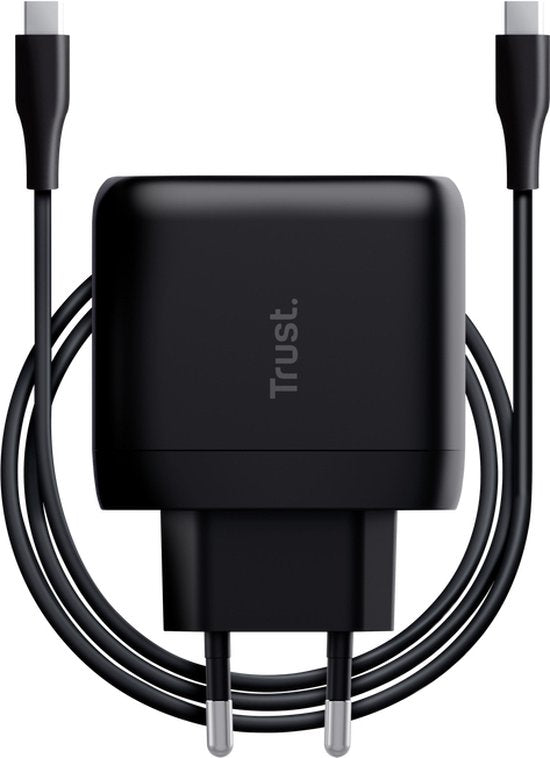 Trust Maxo laptopoplader - USB-C 65W - 2m kabel - Zwart