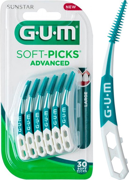 GUM Soft-Picks Advanced tandenstokers - large - 30 stuks