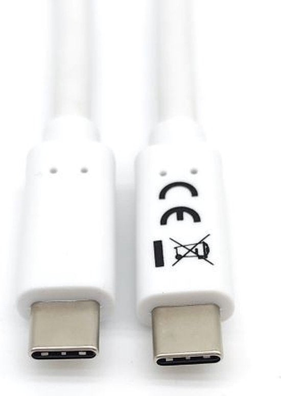 Equip USB Cable - USB-C to USB-C 3.2 - 1m - White