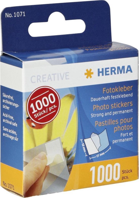 Herma photo stickers - 1,000 pieces