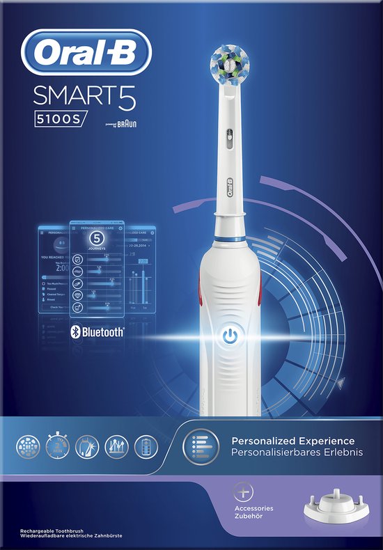 Oral-B Smart 5 5100S elektrische tandenborstel - Wit