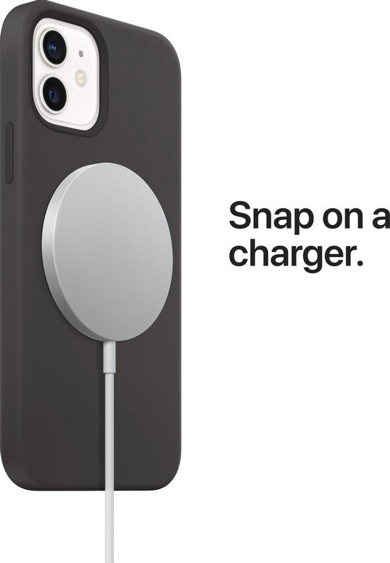 Apple iPhone 12 Mini hoesje - siliconen MagSafe - Pruimenpaars