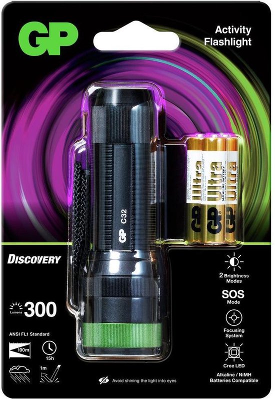 GP LED zaklamp - Activity - 300 lumen