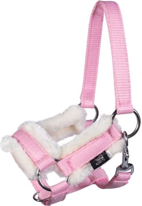 HKM halster en halstertouw - stokpaard hobby horsing - Roze