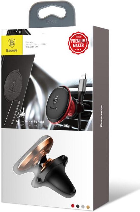 Baseus magnetische autohouder - ventilatierooster - Roze