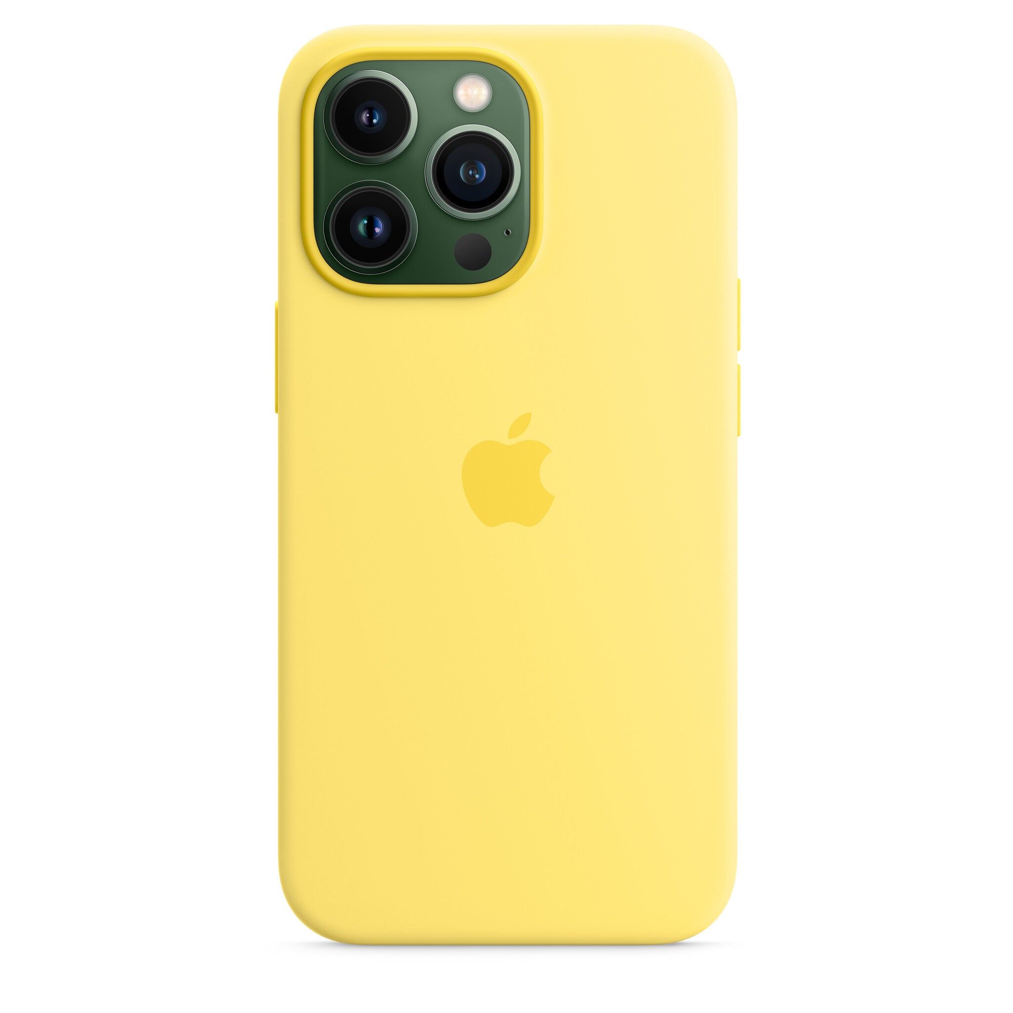 Apple iPhone 13 Pro Silicone Case met MagSafe - Lemon Zest