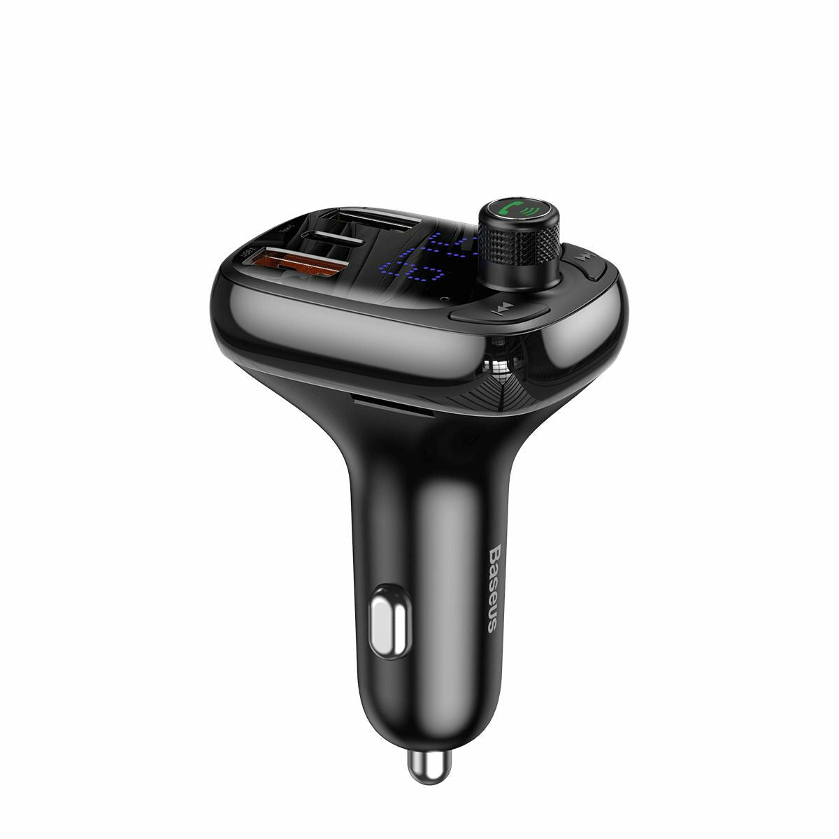 Baseus Bluetooth FM Transmitter Carkit Universeel - Zwart