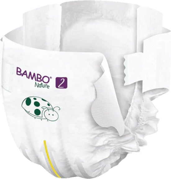 Bambo Nature luiers - maat 2 S - 3-6 kg - 30 stuks