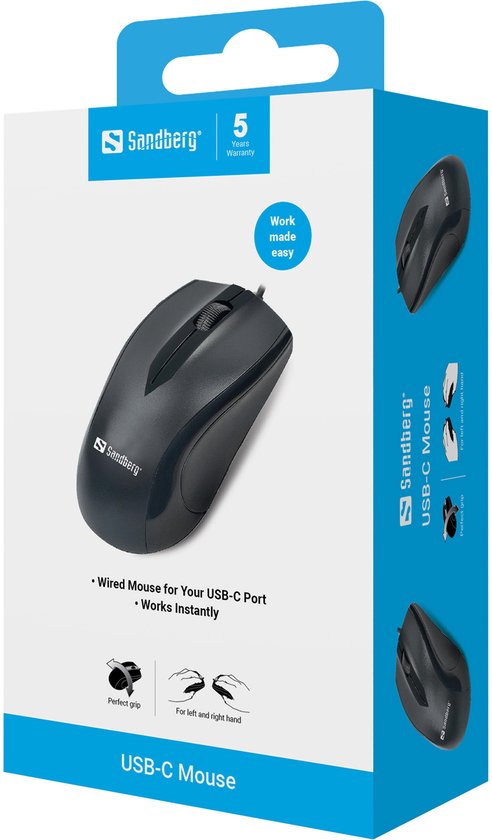 Sandberg muis - USB-C