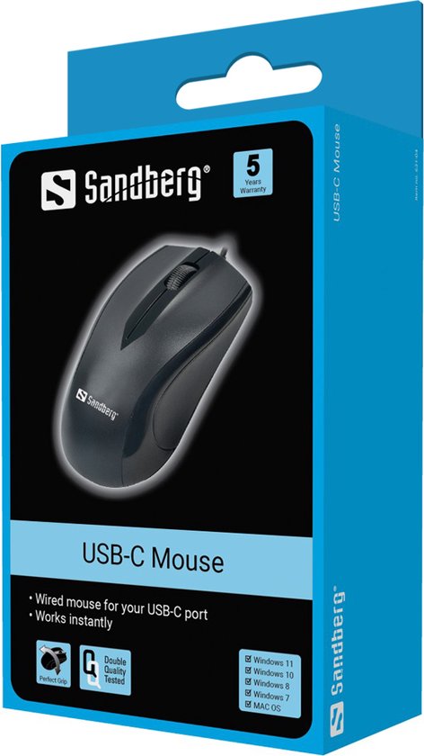 Sandberg muis - USB-C