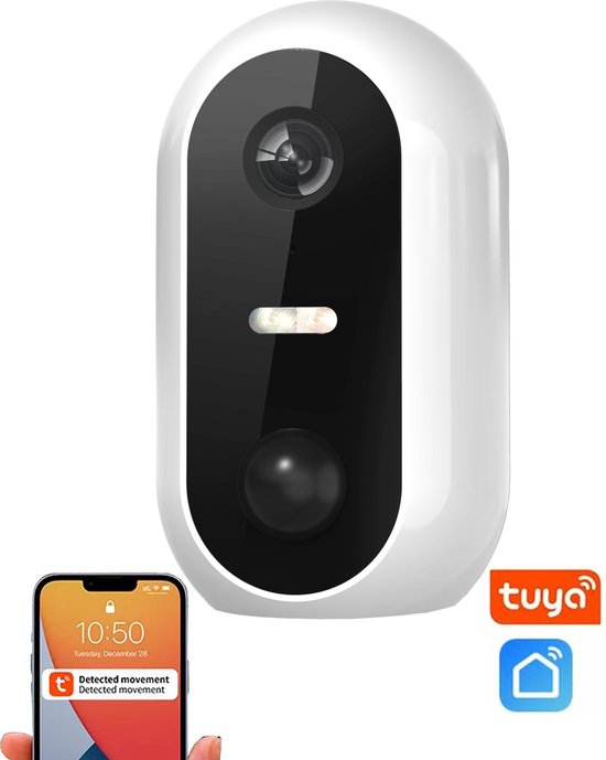 Denver beveiligingscamera IOB209 - draadloos voor binnen en buiten - Full HD met nachtzicht - WiFi en app - bewegingsdetectie