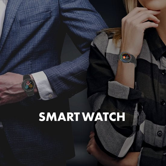 Denver SWC338BU smartwatch - Android iOS belfunctie - hartslagmeter saturatiemeter slaapmonitor - Blauw