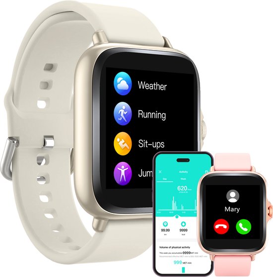 Denver smartwatch SWC156 - sporthorloge - hartslagmeter en stappenteller - Android en iOS