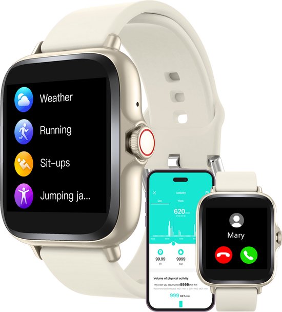 Denver smartwatch SWC156 - sporthorloge - hartslagmeter en stappenteller - Android en iOS