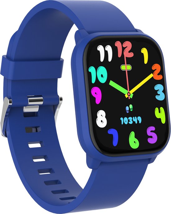 Denver smartwatch kinderen - bellen/sms/WhatsApp - Android & iOS - stappenteller hartslag bloeddrukmeter sportmodus - SWK120BU