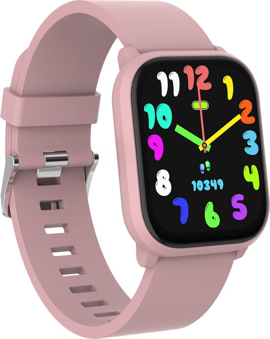 Denver smartwatch kinderen - bellen/sms/whatsapp - Android & iOS - stappenteller - hartslag- en bloeddrukmeter - SWK120RO