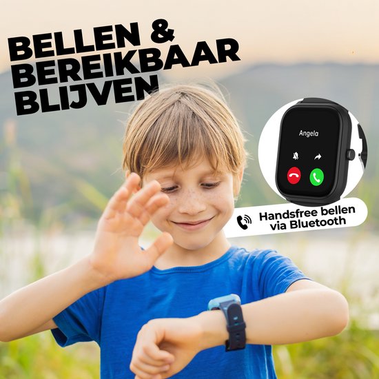 Denver smartwatch kinderen - bellen/sms/whatsapp - Android & iOS - stappenteller - hartslag- en bloeddrukmeter - SWK120B