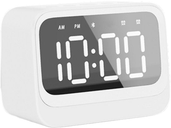 Denver digitale wekker EC54W - bluetooth speaker - dual alarm - LCD display - Wit