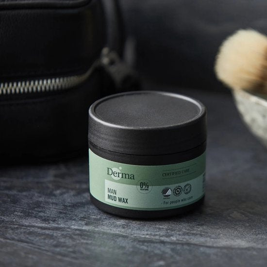 Derma Eco Man haarwax - sterke fixatie - hypoallergeen - parfumvrij - 75 ml