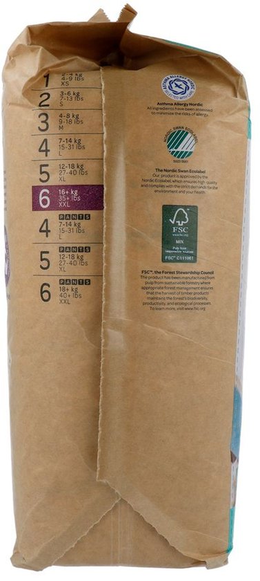 Bambo Nature luiers - maat 6 - 16-30 kg - 20 stuks