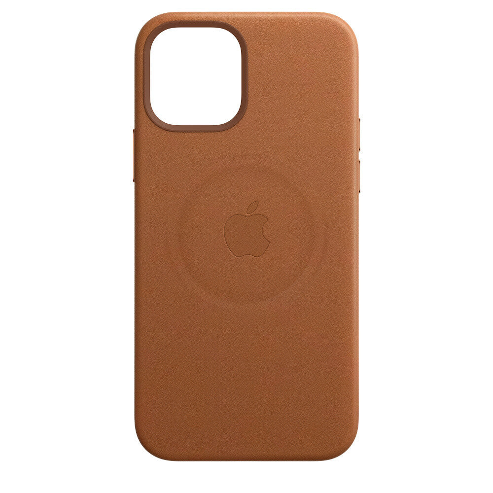 Apple iPhone 12/12 Pro Leather Case met MagSafe - Saddle Brown