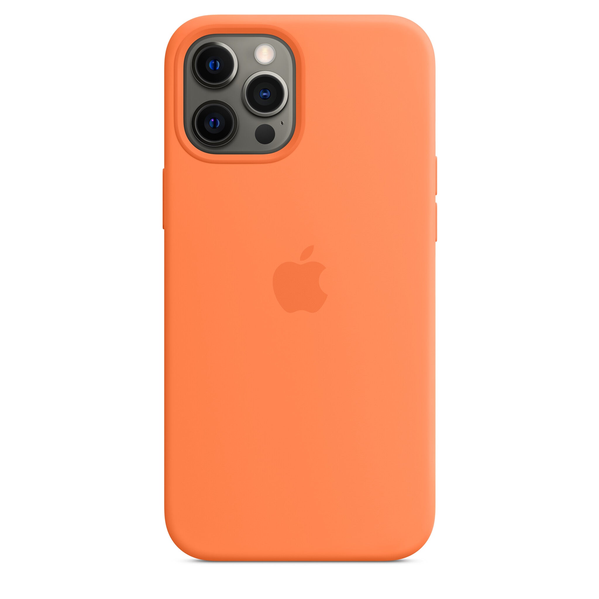 Apple iPhone 12 Pro Max Silicone Case met MagSafe - Kumquat