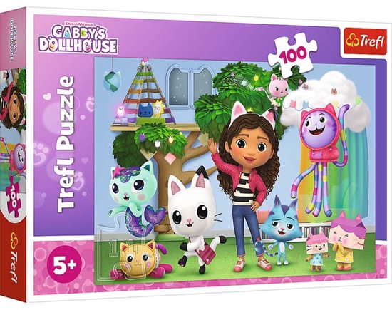 Trefl puzzel - Gabby's Dollhouse - 100 stukjes