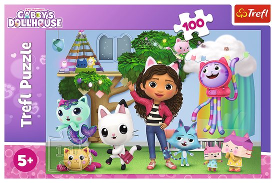 Trefl puzzel - Gabby's Dollhouse - 100 stukjes