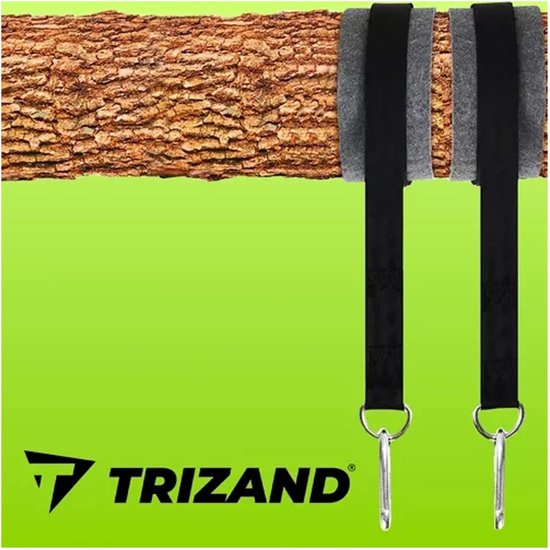Trizand bevestigingsset - hangmat/schommel tot 150 kg - met opbergtas