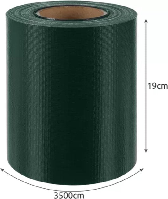 Gardlov vlechtband hekwerk - UV-bestendig - 19×35 cm - Groen