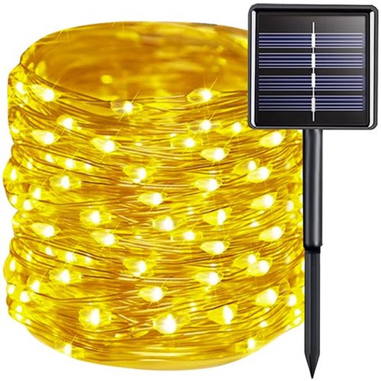 Gardlov solar lichtslinger - 15 m IP44 waterdicht 8 modi