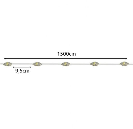 Gardlov solar lichtslinger - 15 m IP44 waterdicht 8 modi
