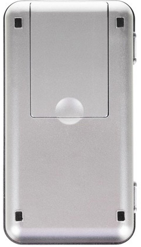 Ruhhy precisieweegschaal - 0,1-500 gram - compact - inclusief batterijen - Zilver