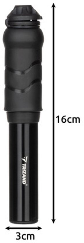 Trizand fietspomp - aluminium 7 bar - framehouder