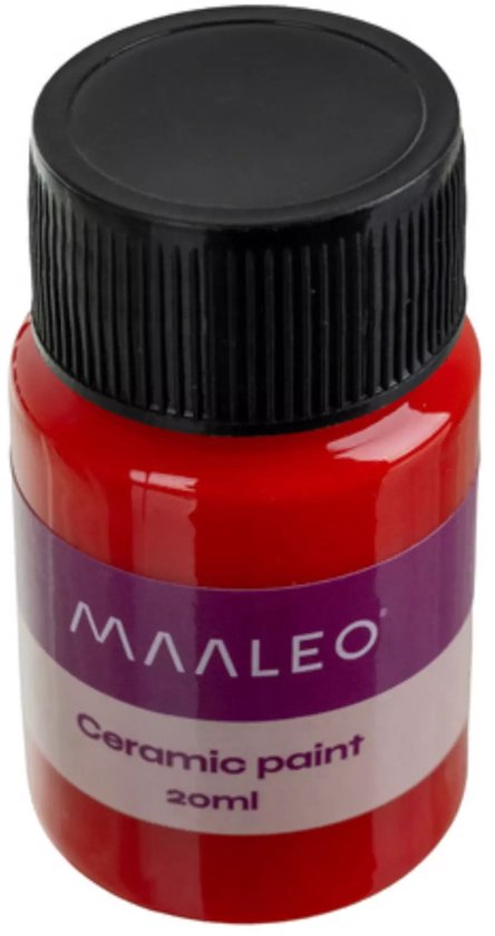 Maaleo glas- en keramiekverfset - 12×20 ml - ovenbestendig