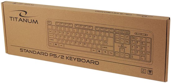 Esperanza TK102 toetsenbord - PS/2 - Zwart