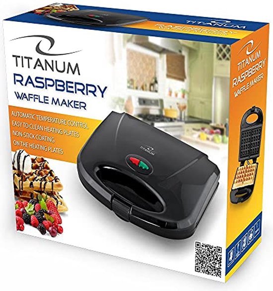 Titanum wafeijzer - Raspberry 750W