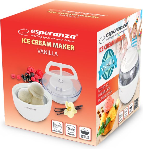 Esperanza ice cream maker - White