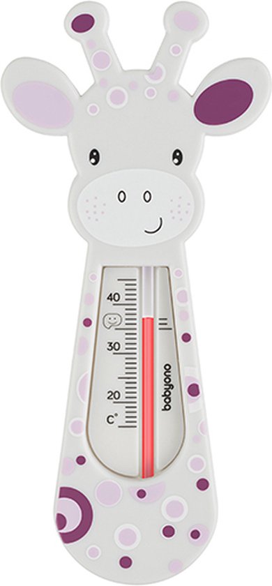 Baby Ono badthermometer - drijvend giraffe - Grijs