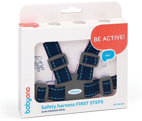 BabyOno First Steps tuigje - voor kinderstoel met looplijn - 070/01 - Blauw