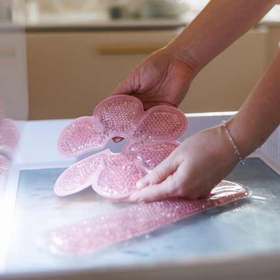 Baby Ono gel borstkompressen Hot & Cold - warm & koud kompres voor borstvoeding - herbruikbaar - set van 2