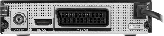 Cabletech tuner - DVB-T2 H.265 HEVC TV-ontvanger