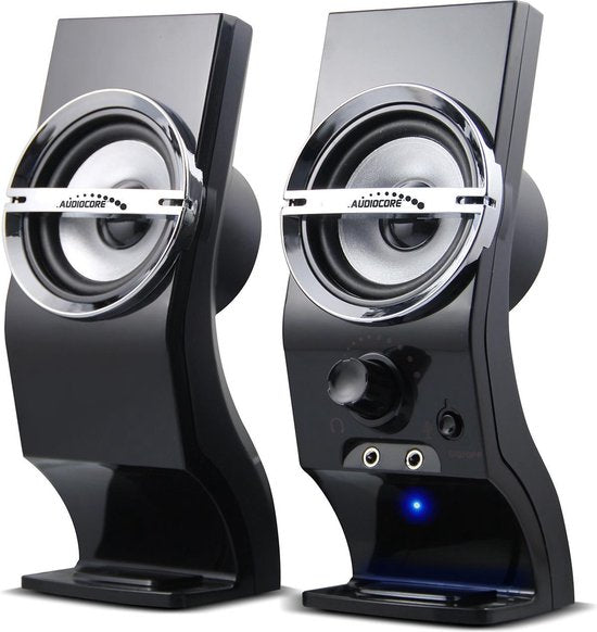 Audiocore AC805 computer luidspreker - soundbar 2.0 - 2×3 watt RMS - USB/3,5 mm jack