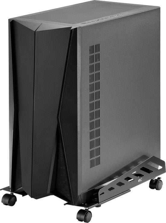 NanoRS RS480 pc-houder - desktop standaard 25 kg - met wielen 160-300 mm - Zwart