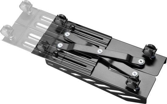 NanoRS RS480 pc-houder - desktop standaard 25 kg - met wielen 160-300 mm - Zwart