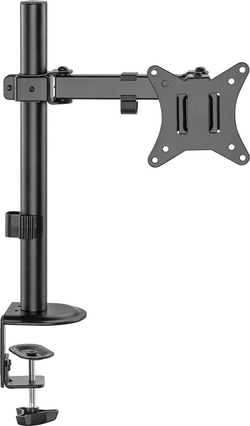 Maclean monitorbeugel - bureausteun 17-32 inch - dubbele arm - VESA 75×75 en 100×100 - max. 9 kg